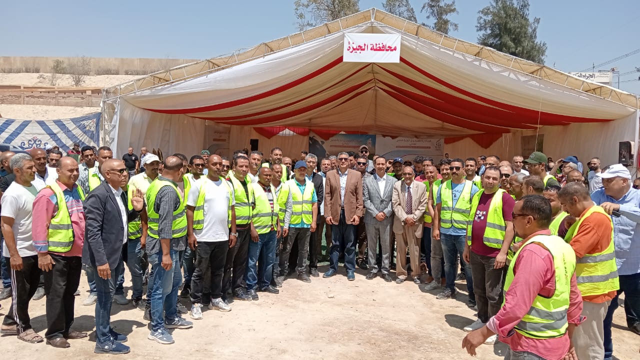 الجيزة :توزيع ٩ أطنان من لحوم الأضاحي على ٥٢٦٨ أسرة من العاملين بالمحافظة