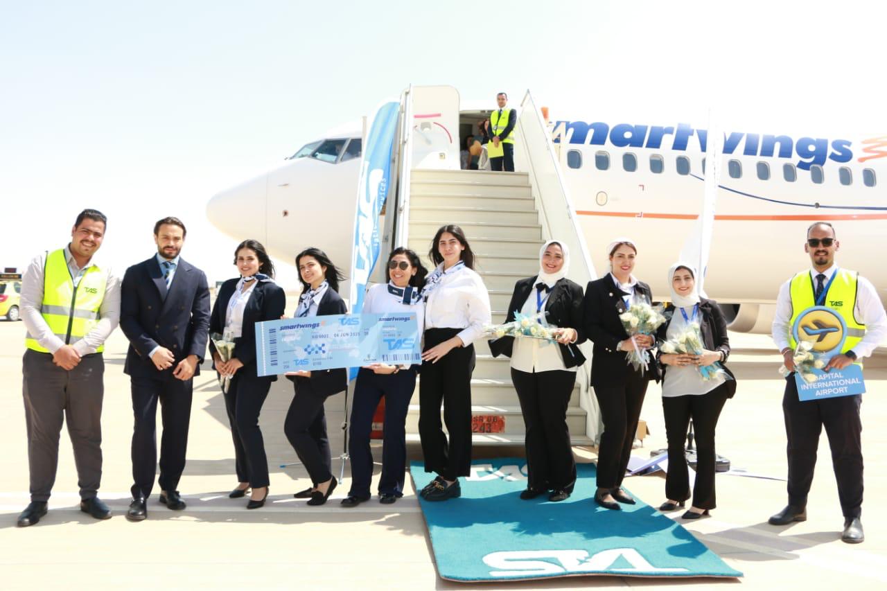 مطار العاصمة الدولي على خريطة الطيران الأوروبي.. انطلاق أولى رحلات “سمارت وينجز” السلوفاكية إلى العاصمة الإدارية الجديدة