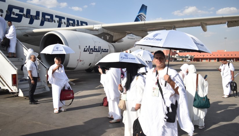 مصر للطيران تسير غدًا 21 رحلة جوية لعودة حجاج بيت الله الحرام