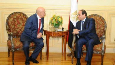 السيسي يؤكد لعقيلة صالح: أمن ليبيا جزء لا يتجزأ من أمن مصر