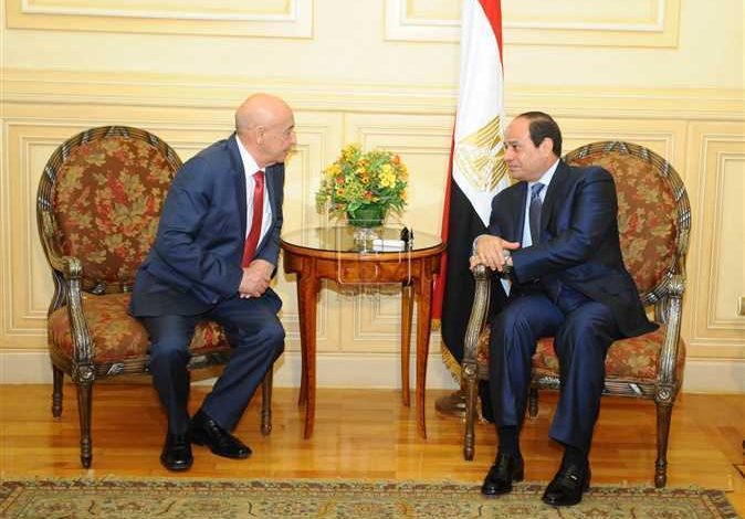 السيسي يؤكد لعقيلة صالح: أمن ليبيا جزء لا يتجزأ من أمن مصر