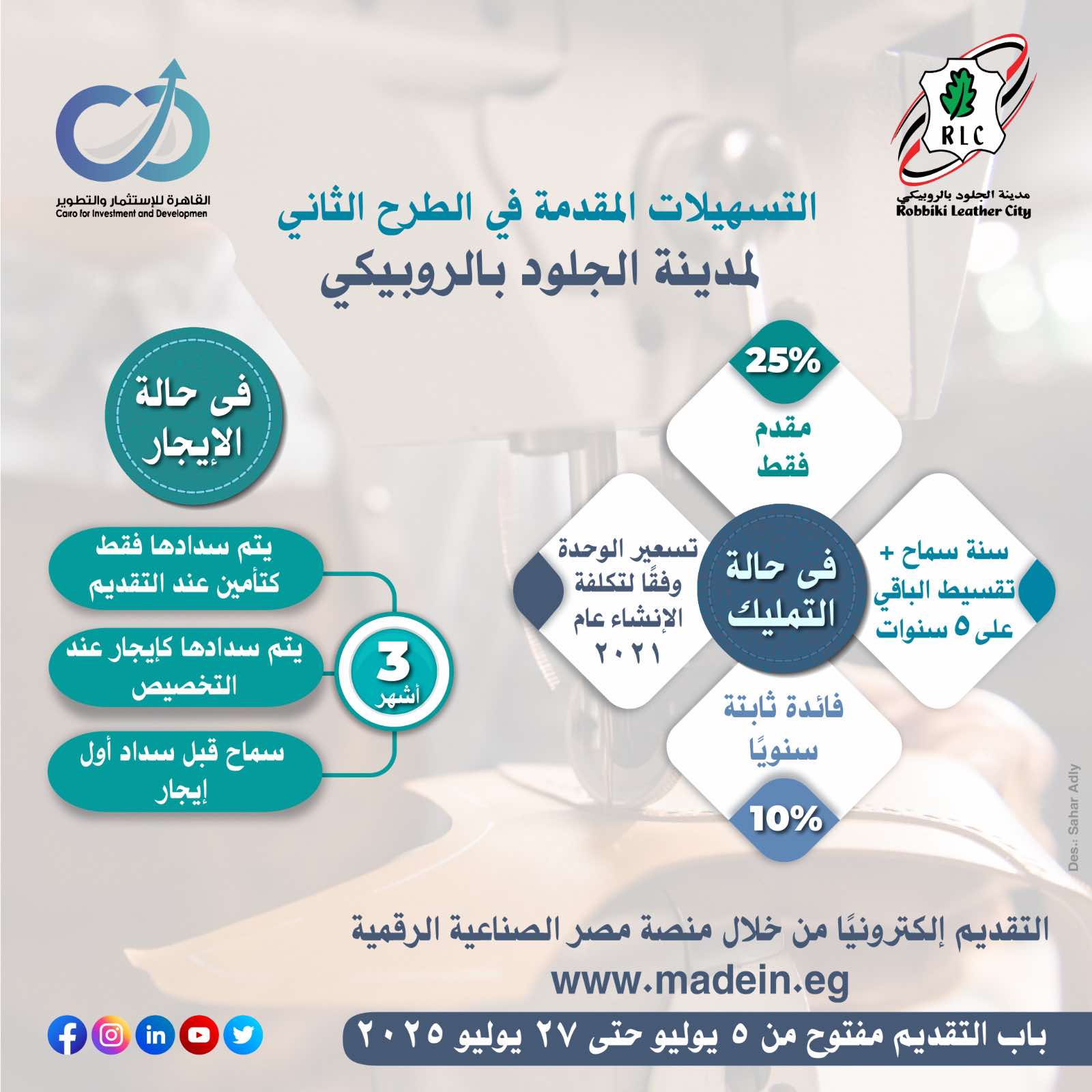 36 مصنعًا جديدًا بالروبيكي لدعم صادرات الجلود: تيسيرات وحلول تمويلية جاذبة للمستثمرين