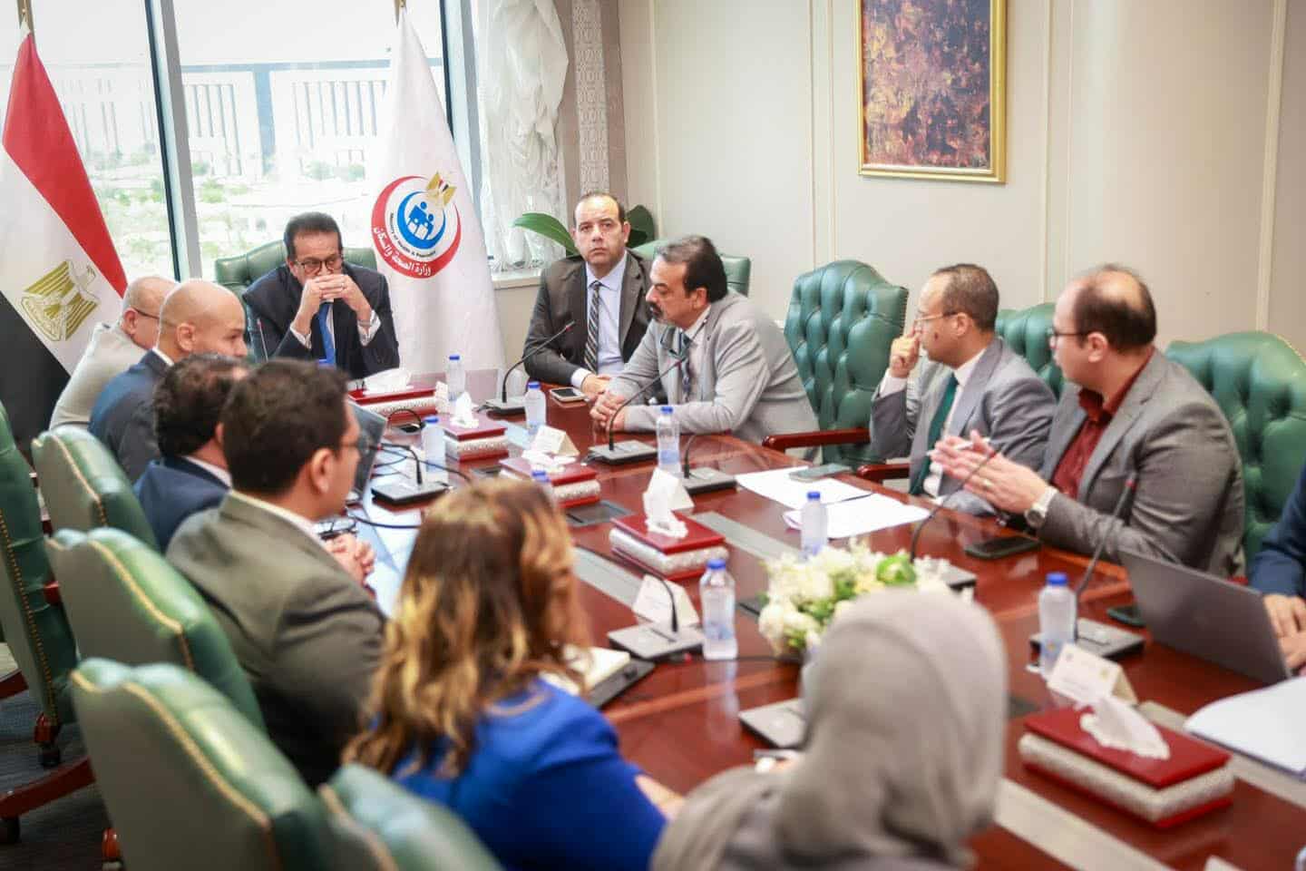 وزير الصحة يجتمع بممثل منظمة الصحة العالمية في مصر