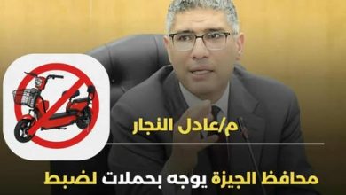 عادل النجار محافظ الجيزة