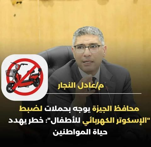 عادل النجار محافظ الجيزة
