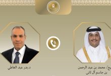 مصر وقطر تتفقان على مواصلة الجهود لوقف إطلاق النار بغزة