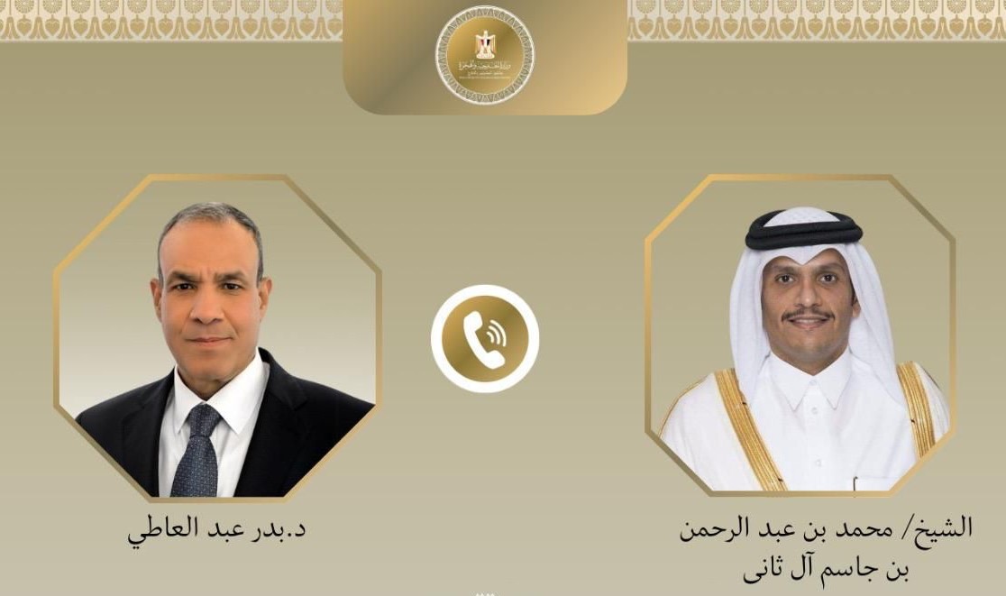مصر وقطر تتفقان على مواصلة الجهود لوقف إطلاق النار بغزة