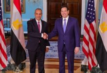 بحث مكثف لقضايا المنطقة خلال لقاء وزيري الخارجية المصري والأمريكي