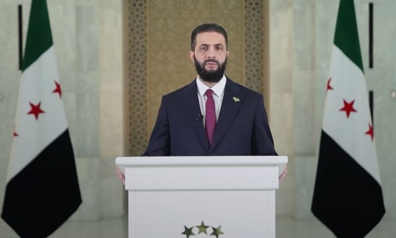 أحمد الشرع: «أحداث السويداء خطيرة» وندعو لوحدة الصف