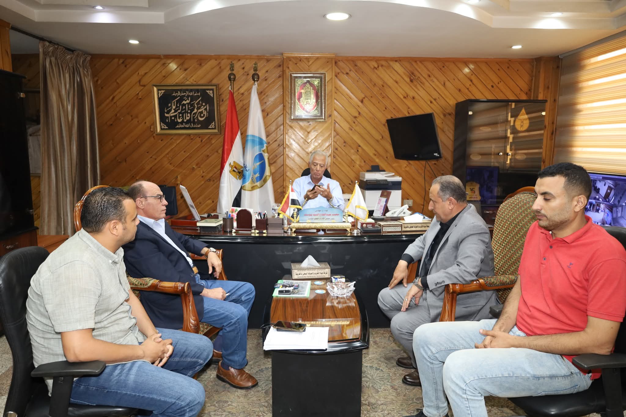 رئيس شركة مياه الغربية يستقبل مستشار مجلس الوزراء لمتابعة محطات المياه