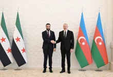 باكو تستقبل رئيس الإدارة السورية الانتقالية أحمد الشرع