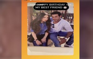 مي عز الدين تحتفل بعيد ميلاد أحمد السعدني