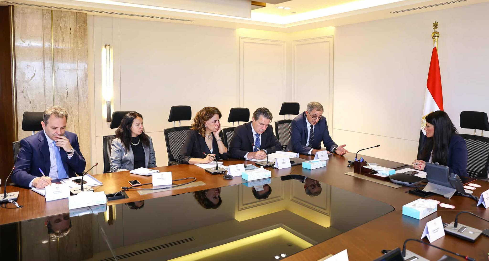 «المشاط» تتابع مع البنك الأوروبي مخرجات المؤتمر الدولي الرابع لتمويل التنمية ومبادرات إعادة هيكلة النظام المالي العالمي