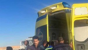 محملة بالطوب.. مصرع شخصين وإصابة 7 آخرين فى انقلاب سيارة فى المنيا