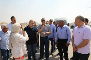 جولة تفقدية لمحافظ الجيزة بالصف وأطفيح