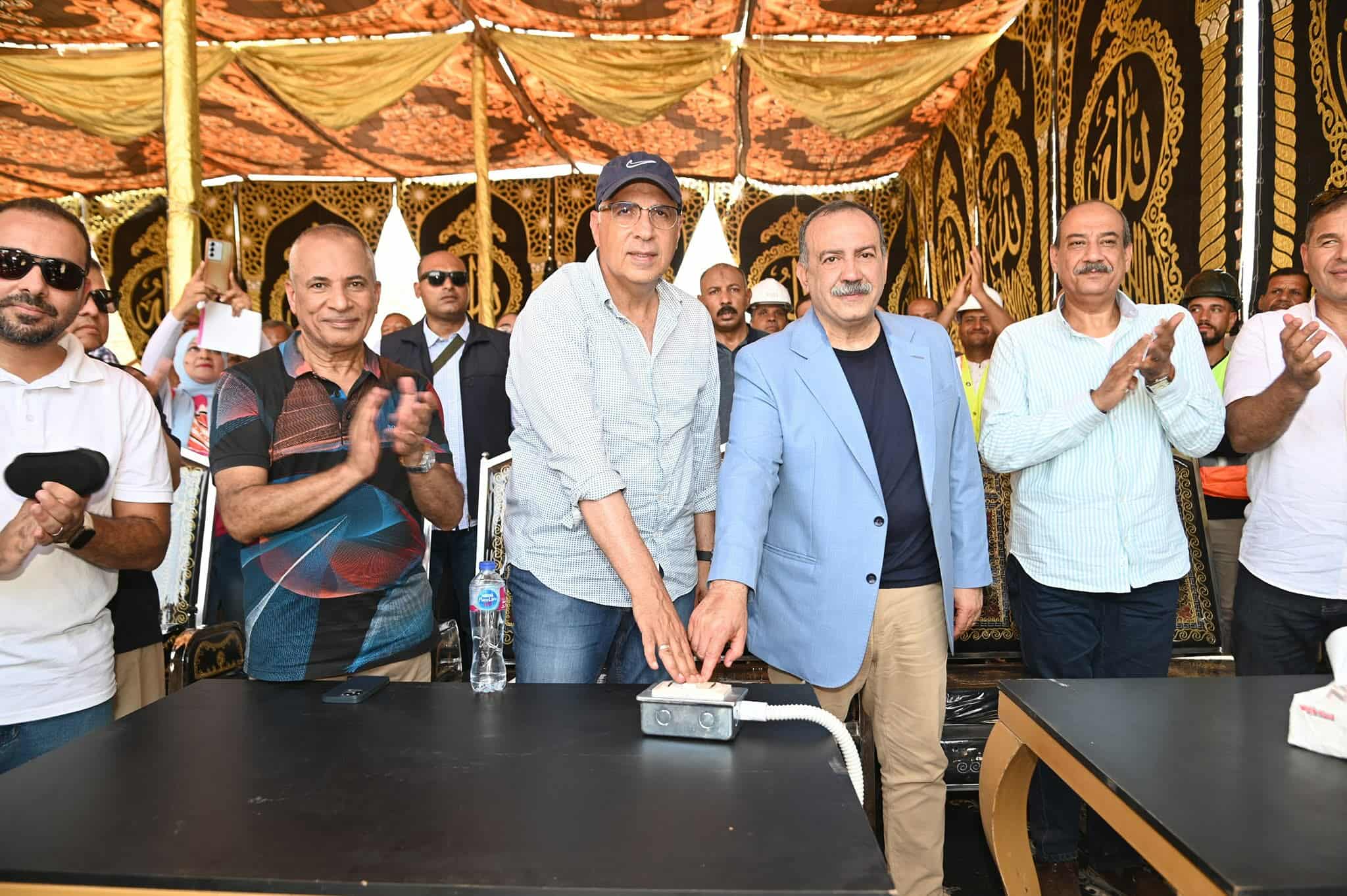 وزير الري يطلق تشغيل بوابات قنطرة الإبراهيمية من موقع قناطر ديروط الجديدة