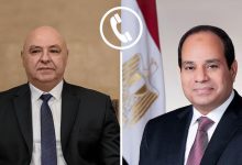 السيسي وعون يبحثان أزمة غزة ودعم سيادة لبنان