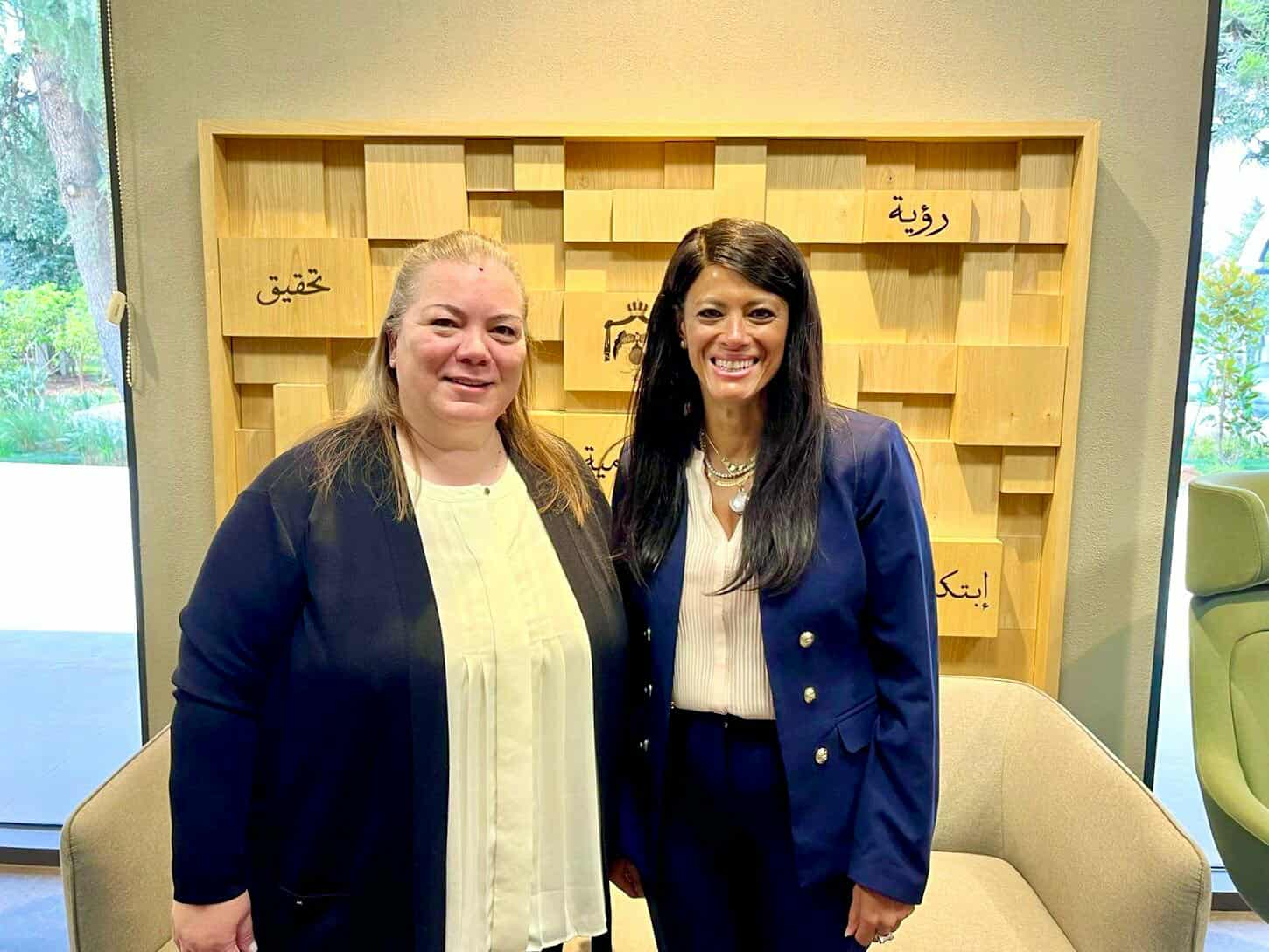 وزيرة التخطيط تناقش مع نظيرتها الأردنية الجهود المشتركة لتحقيق التنمية الاقتصادية وتعزيز سياسات النمو والتشغيل