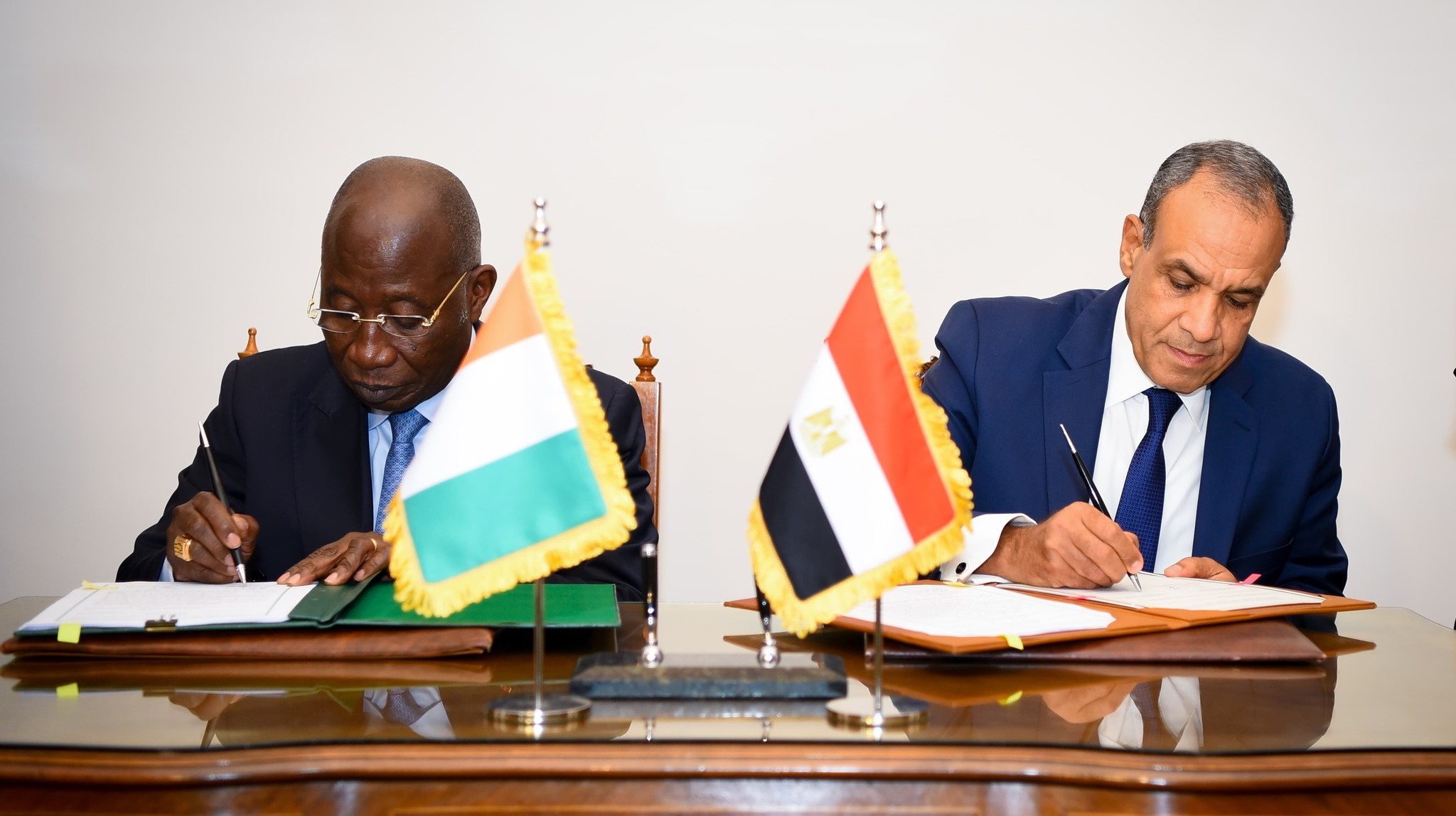 مصر وكوت ديفوار تعززان الشراكة وتناقشان قضايا إقليمية