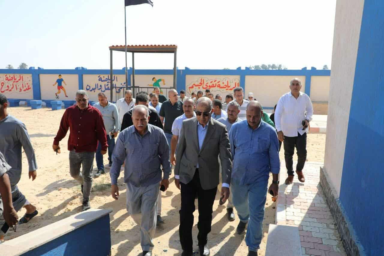 بتكلفة 13.5 مليون جنيه..  محافظ المنيا يتفقد الأعمال الإنشائية لمدرسة “الجبرتي” للتعليم الأساسي