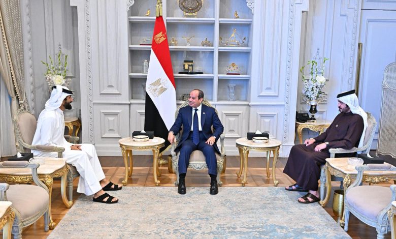 السيسي ومسؤولون بحرينيون يبحثون وقف إطلاق النار في غزة