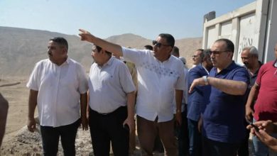 الطريق الجديد الرابط بين البداري والبحر الأحمر بأسيوط