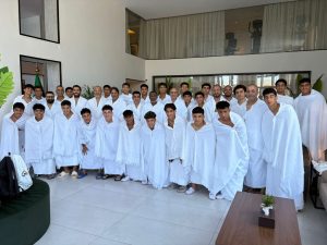 بعثة منتخب مصر للشباب تؤدي مناسك العمرة قبل انطلاق بطولة كأس الخليج