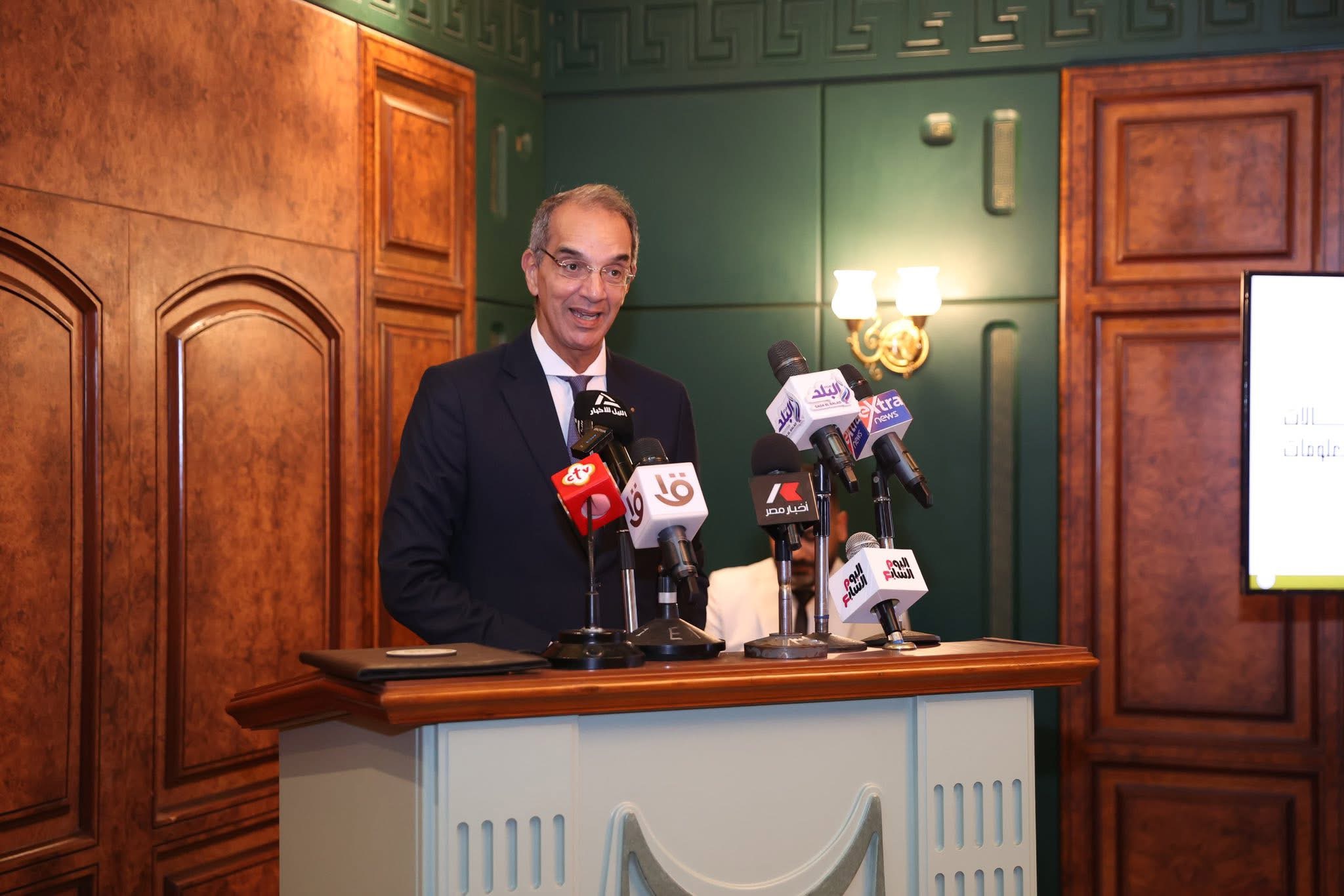 وزيرا الاتصالات وتكنولوجيا المعلومات والعدل يطلقان منظومة التقاضى عن بُعد فى الدعاوى الجنائية