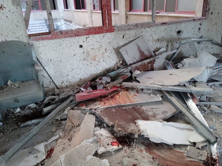 الهلال الأحمر الفلسطيني يدين استهداف مقره في خان يونس