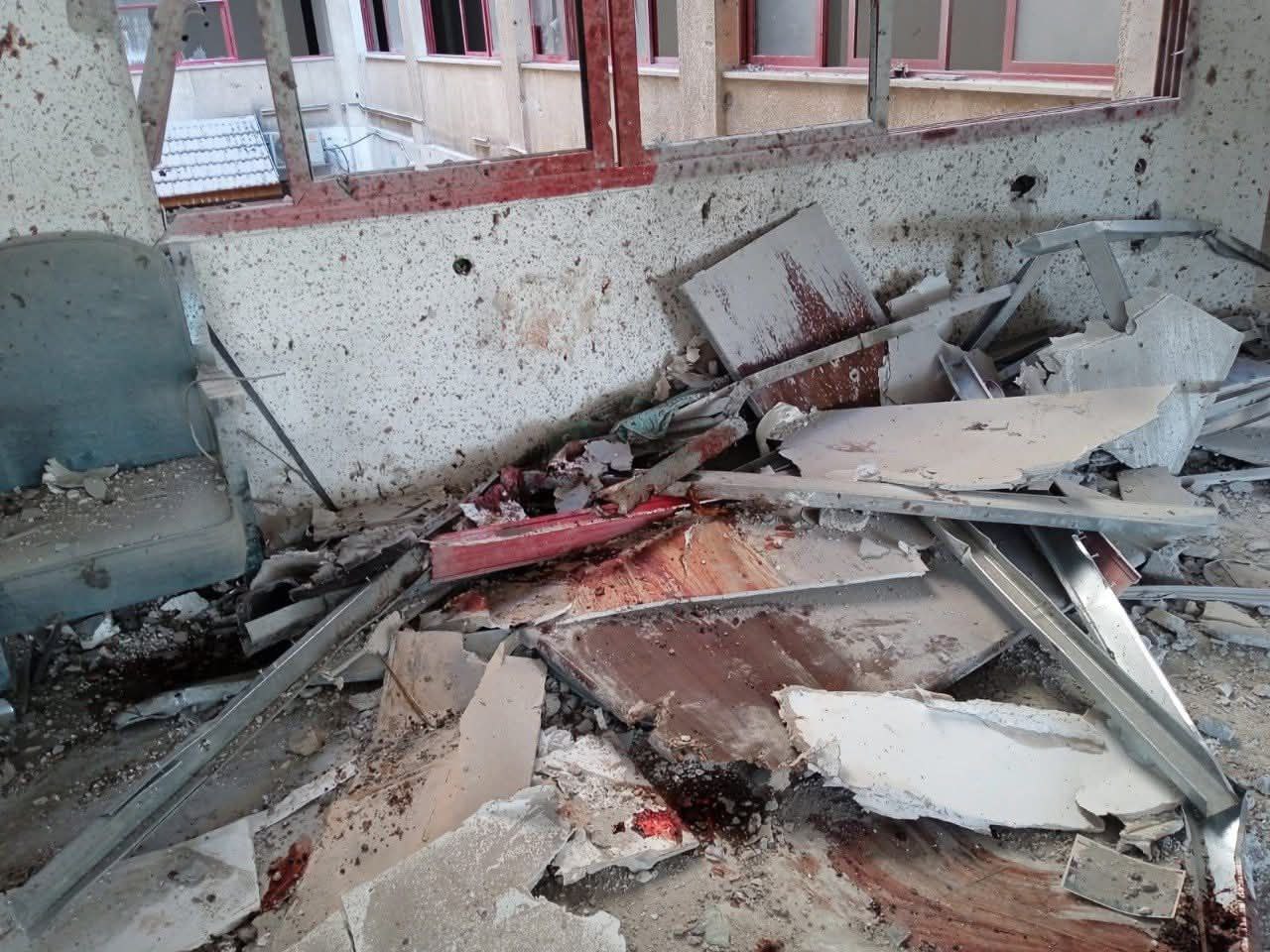 الهلال الأحمر الفلسطيني يدين استهداف مقره في خان يونس