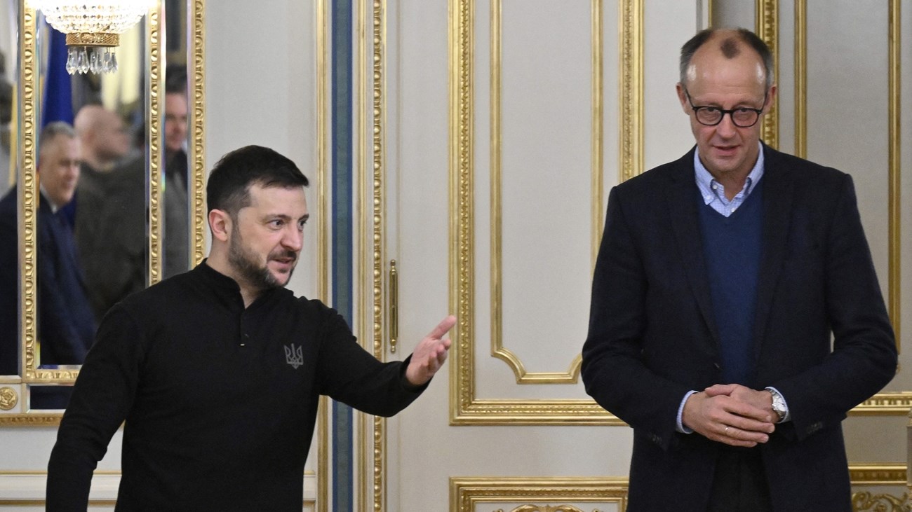 زيلينسكي ومستشار ألمانيا يبحثان إنهاء الحرب