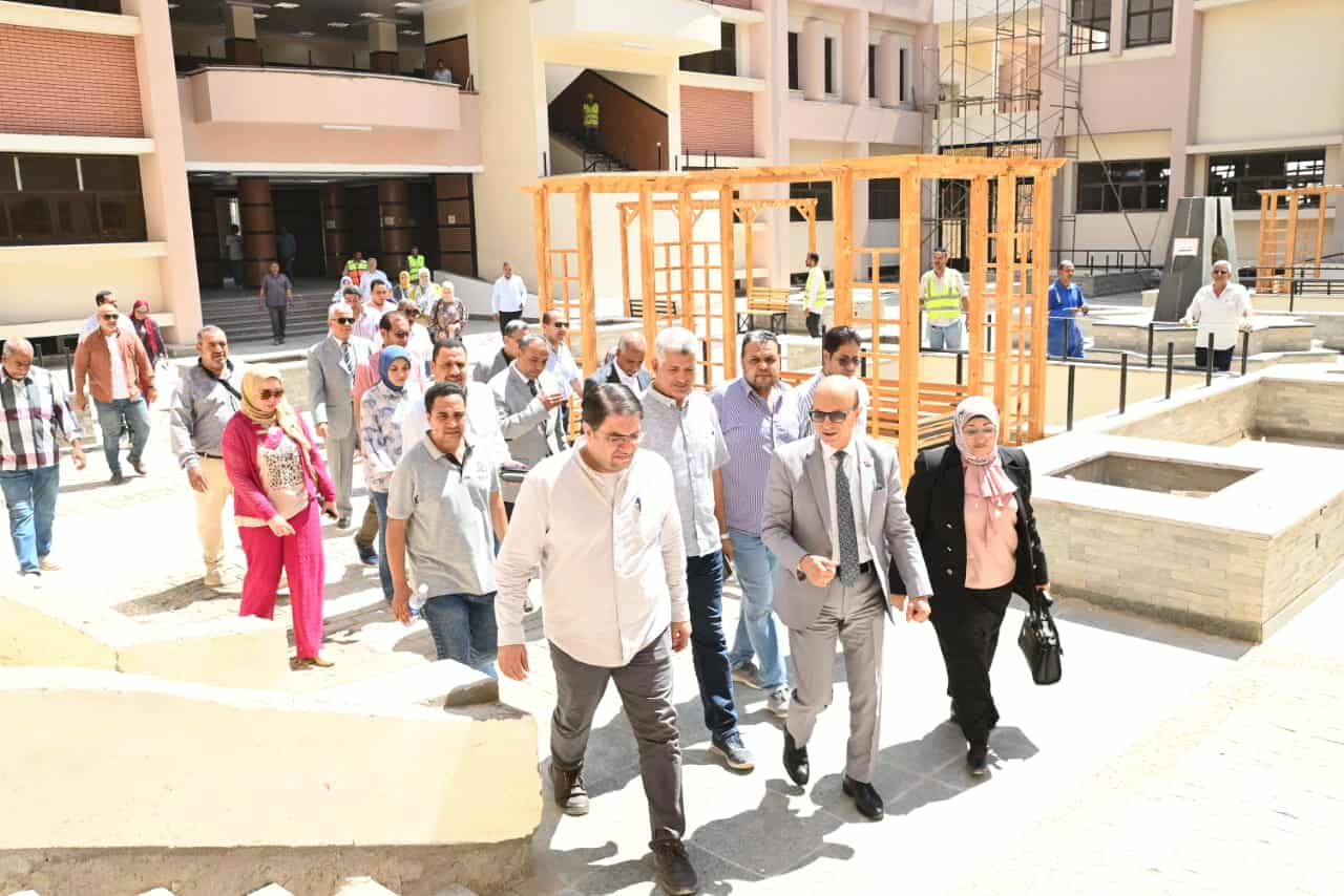 الأعمال النهائية بالمقر الجديد لكلية التربية للطفولة المبكرة بأسيوط