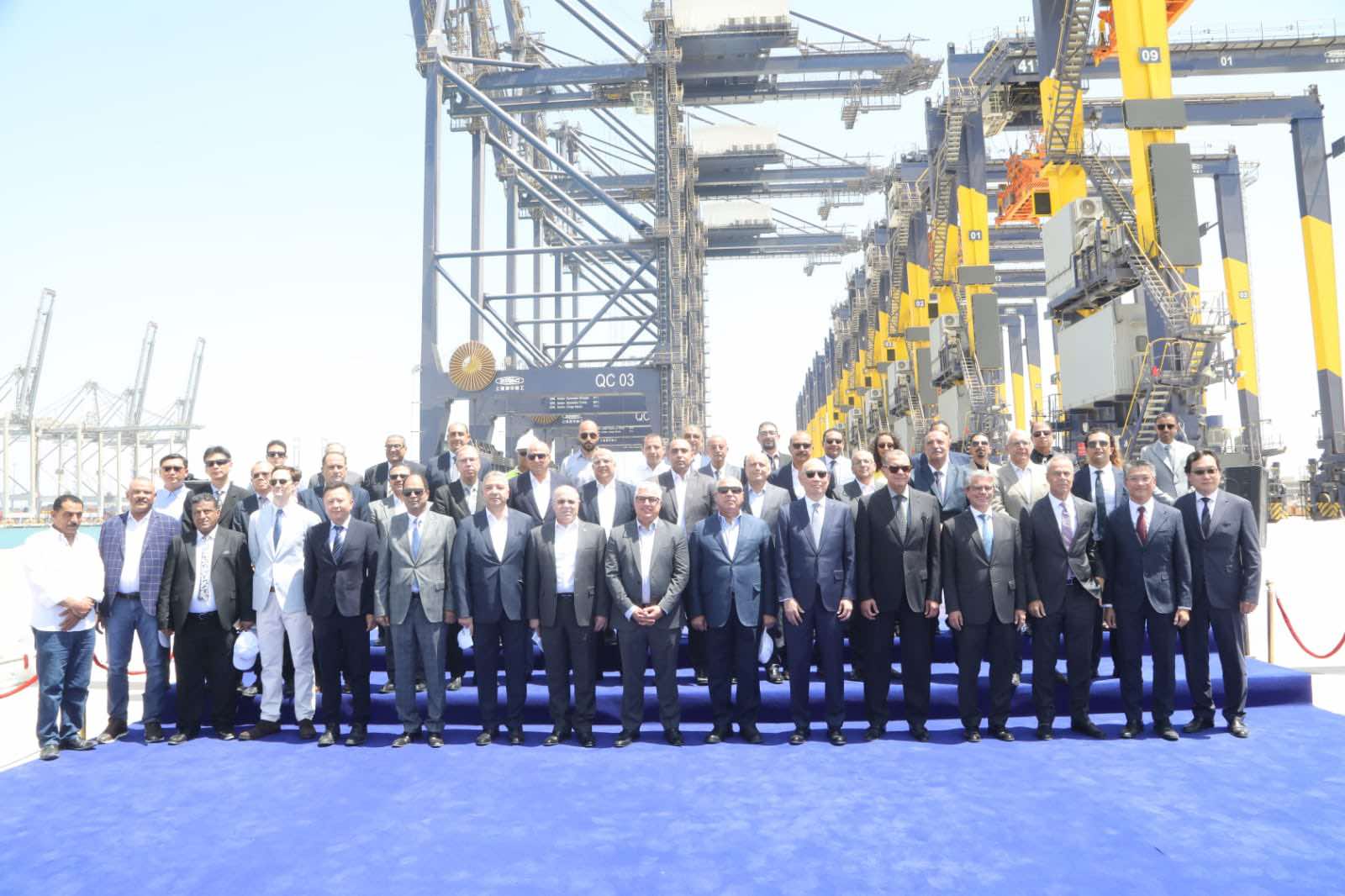 وصول أوناش عملاقة يعزز جاهزية ميناء السخنة ليصبح مركزًا عالميًا للحاويات