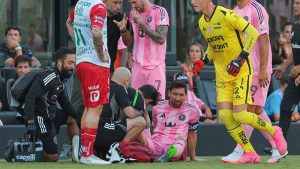 تفاصيل إصابة ميسي في مباراة إنتر ميامي ضد نيكاكسا ومدة غيابه