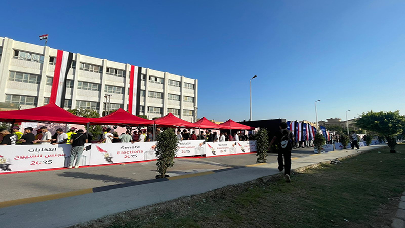 توافد كبير للمواطنين بالجيزة للإدلاء بأصواتهم في انتخابات مجلس الشيوخ 2025