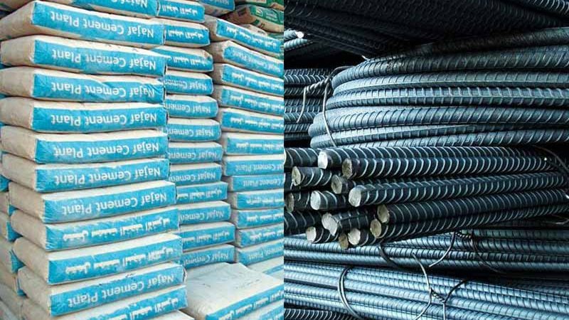 استقرار أسعار الحديد والأسمنت في السوق مع وفرة المعروض