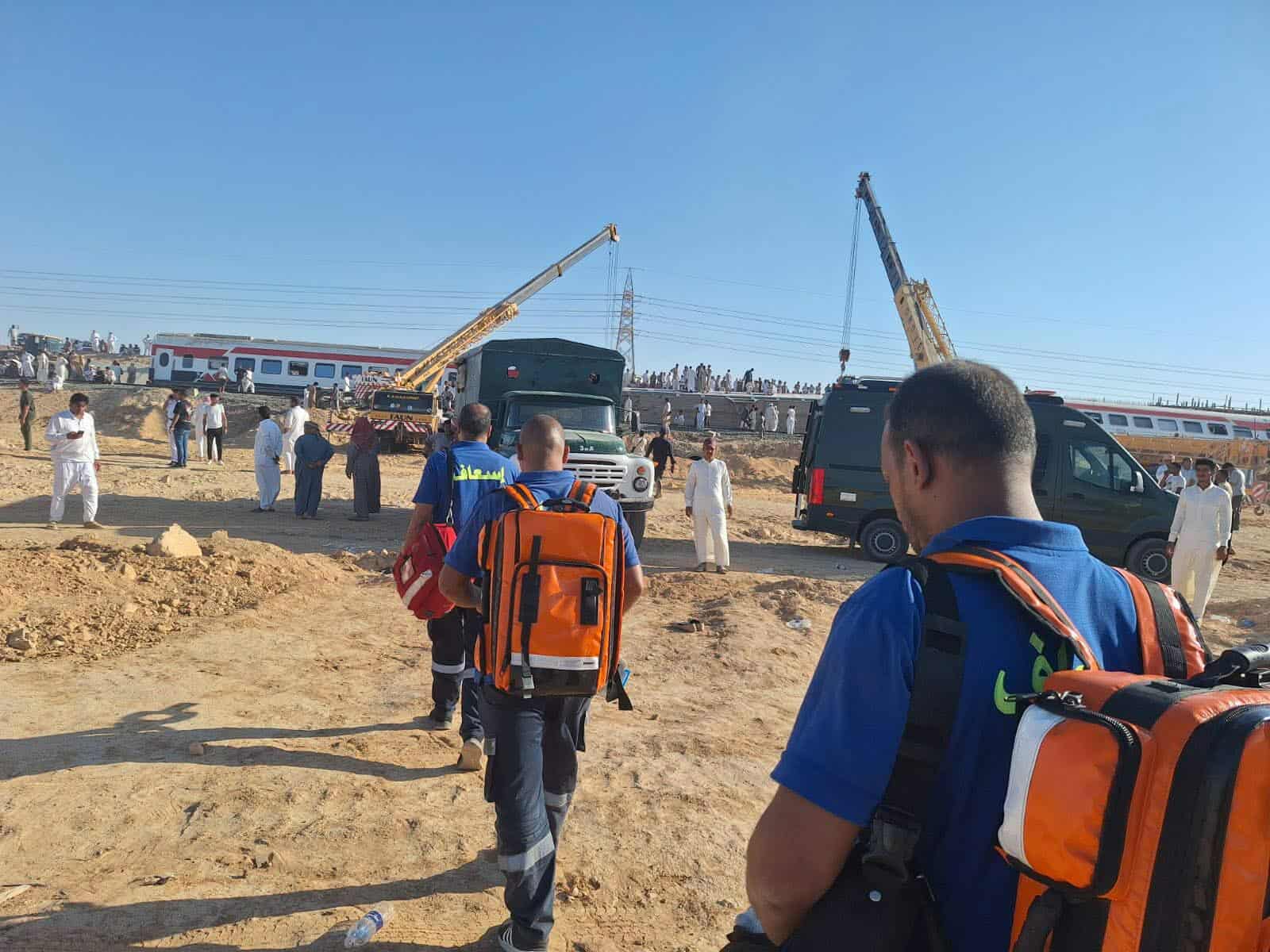 الصحة تعلن ارتفاع أعداد مصابي حادث قطار مطروح إلى 94 مصابا