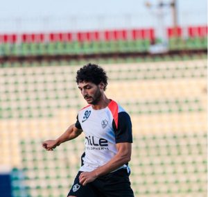 العارضة تحرم الزمالك من هدف التعادل أمام الأهلي