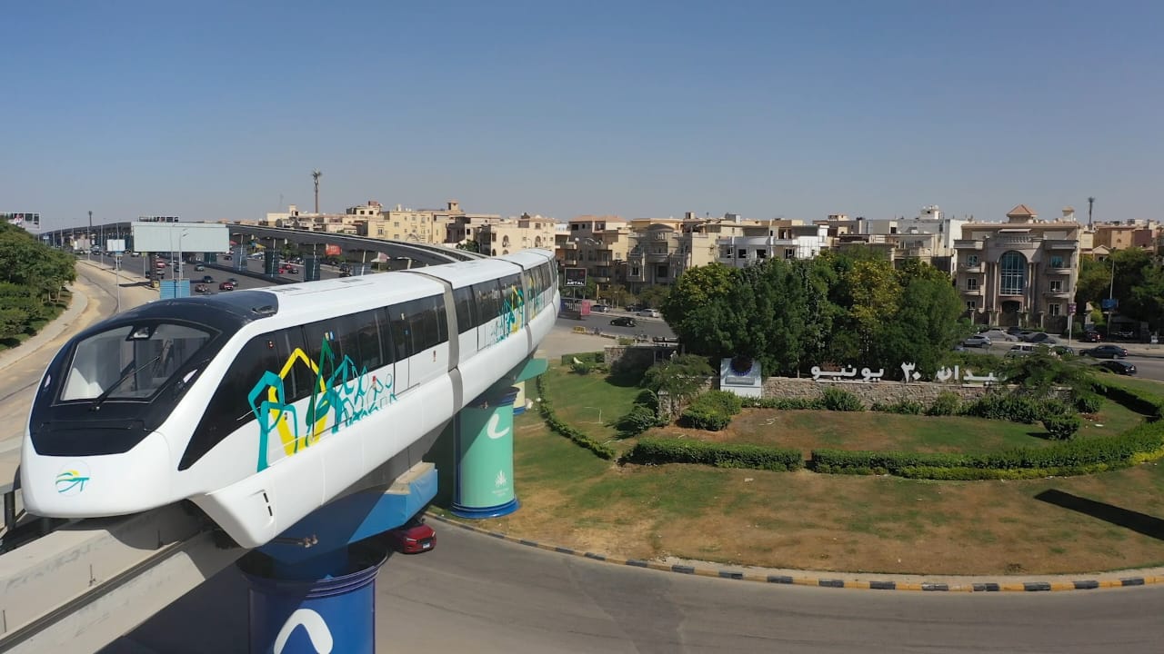 استمرار التشغيل التجريبي لمونوريل شرق النيل بالعاصمة الإدارية بدون ركاب