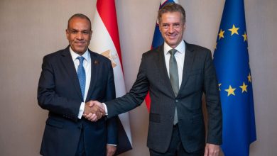 مصر وسلوفينيا تبحثان جهود إنهاء الحرب في غزة