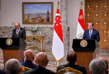 السيسي ونظيره السنغافوري يتفقان على رفض تهجير الفلسطينيين