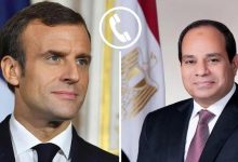 السيسي وماكرون يبحثان أزمة غزة ويدعمان حل الدولتين