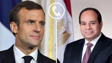 السيسي وماكرون يبحثان أزمة غزة ويدعمان حل الدولتين
