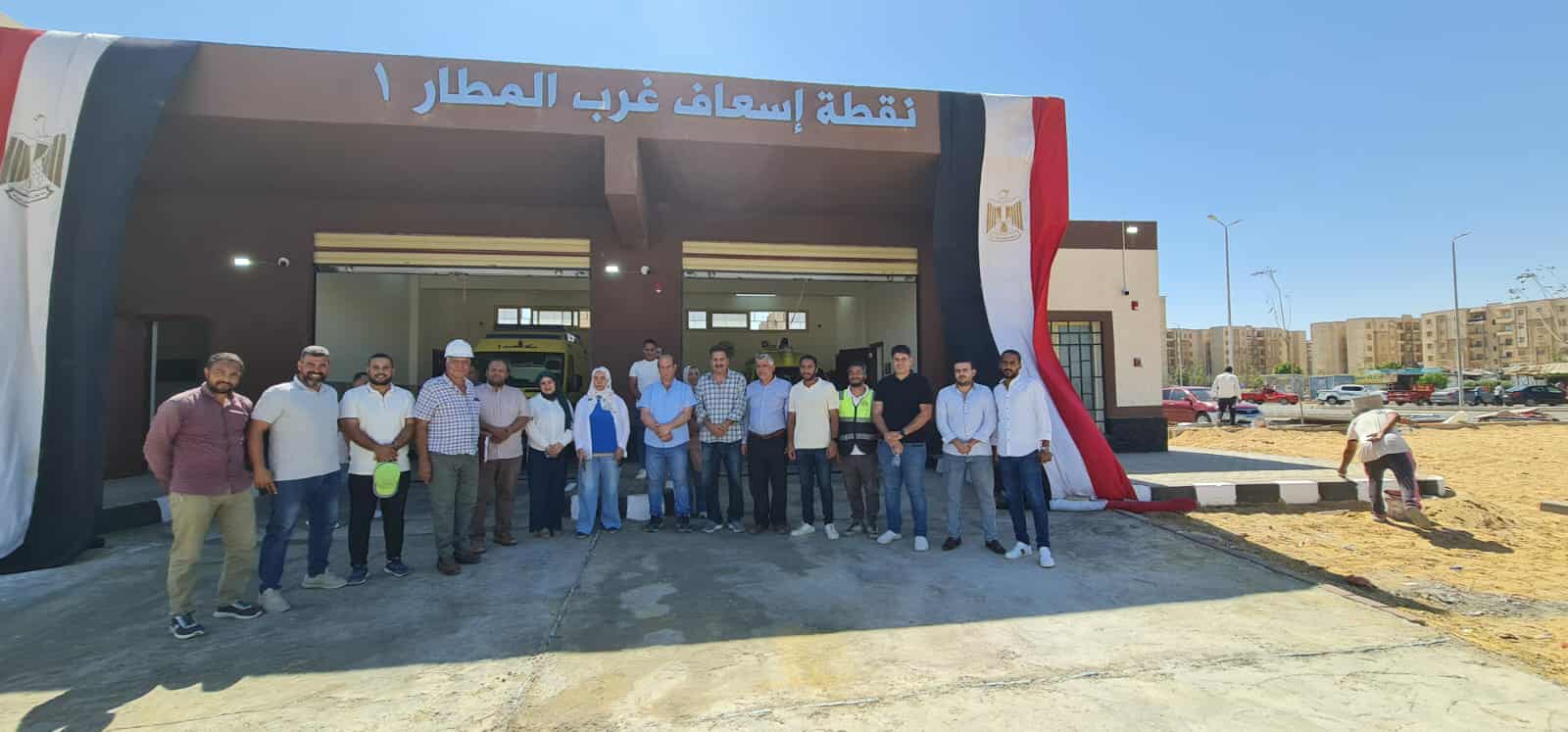 أكتوبر الجديدة تدشن نقطة إسعاف غرب المطار لتلبية مطالب السكان