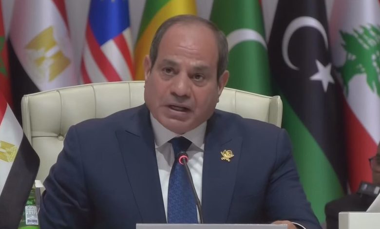 السيسي يحذر من «الغطرسة الإسرائيلية» ويدعو لوحدة الصف العربي والإسلامي