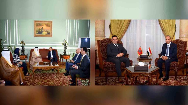 الخارجية المصرية تبحث مع البحرين والمغرب قضايا المنطقة