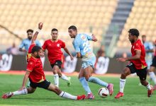 صورة من مباراة الاهلي و حرس الحدود