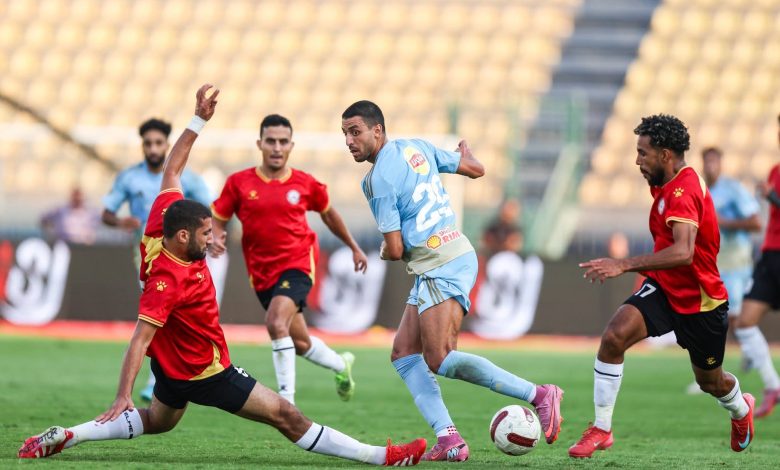 صورة من مباراة الاهلي و حرس الحدود