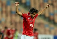 محمد هاني لاعب الفريق الاول لكرة القدم بالاهلي