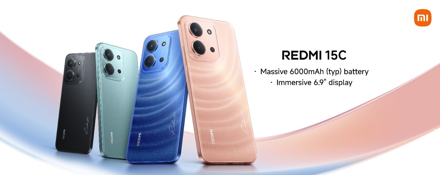 بسعر يبدأ من 6199 جنيه.. شاومي تطلق هاتف Redmi 15C في السوق المصرية 